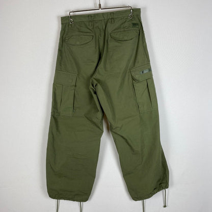 【中古品】【メンズ】 WTAPS ダブルタップス 25AW MILT0001 / TROUSERS / NYCO. WEATHER 252WVDT-PTM02 ミリタリー トラウザーズ カーゴパンツ ボトムス 153-260424-ks-11-fuzh サイズ：1 カラー：グリーン 万代Net店