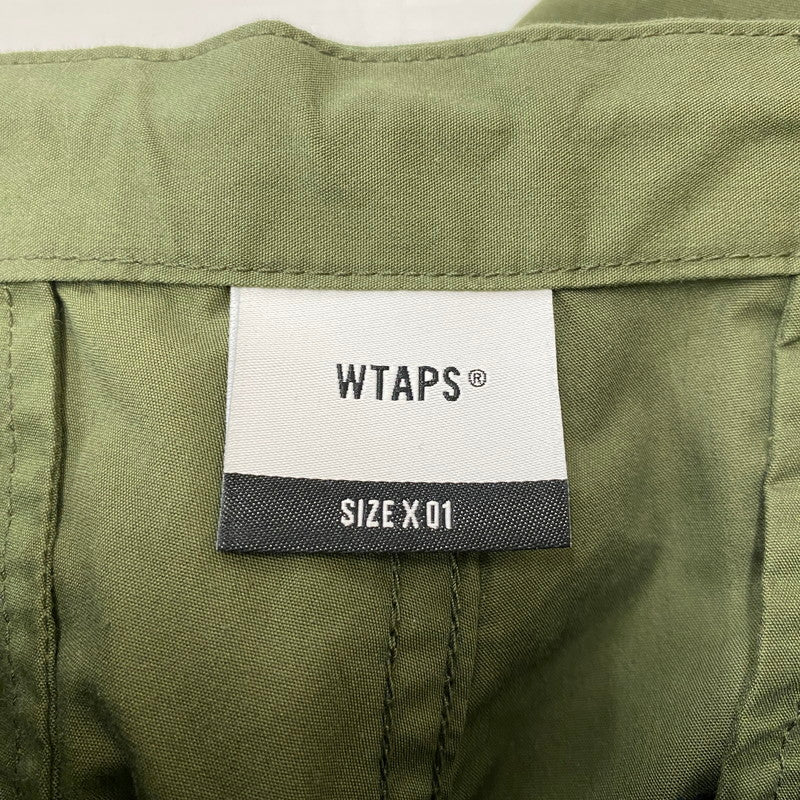 【中古品】【メンズ】 WTAPS ダブルタップス 25AW MILT0001 / TROUSERS / NYCO. WEATHER 252WVDT-PTM02 ミリタリー トラウザーズ カーゴパンツ ボトムス 153-260424-ks-11-fuzh サイズ：1 カラー：グリーン 万代Net店