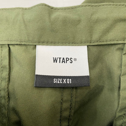 【中古品】【メンズ】 WTAPS ダブルタップス 25AW MILT0001 / TROUSERS / NYCO. WEATHER 252WVDT-PTM02 ミリタリー トラウザーズ カーゴパンツ ボトムス 153-260424-ks-11-fuzh サイズ：1 カラー：グリーン 万代Net店