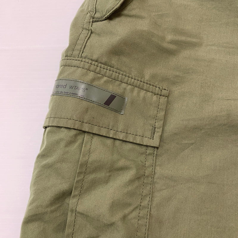 【中古品】【メンズ】 WTAPS ダブルタップス 25AW MILT0001 / TROUSERS / NYCO. WEATHER 252WVDT-PTM02 ミリタリー トラウザーズ カーゴパンツ ボトムス 153-260424-ks-11-fuzh サイズ：1 カラー：グリーン 万代Net店
