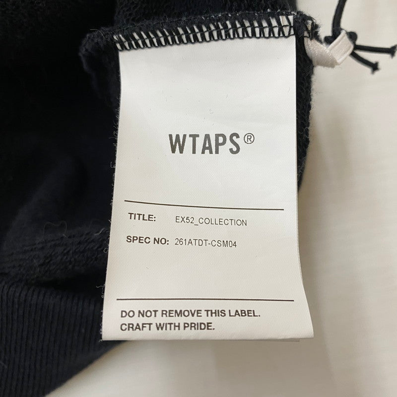 【中古品】【メンズ】 WTAPS ダブルタップス 26SS ACADEMY / SWEATER / COTTON 261ATDT-CSM04 アカデミー セーター コットン トップス プルオーバー 142-260424-ks-05-fuzh サイズ：2 カラー：ブラック 万代Net店