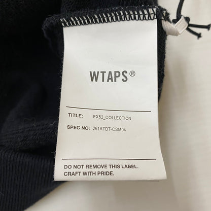 【中古品】【メンズ】 WTAPS ダブルタップス 26SS ACADEMY / SWEATER / COTTON 261ATDT-CSM04 アカデミー セーター コットン トップス プルオーバー 142-260424-ks-05-fuzh サイズ：2 カラー：ブラック 万代Net店