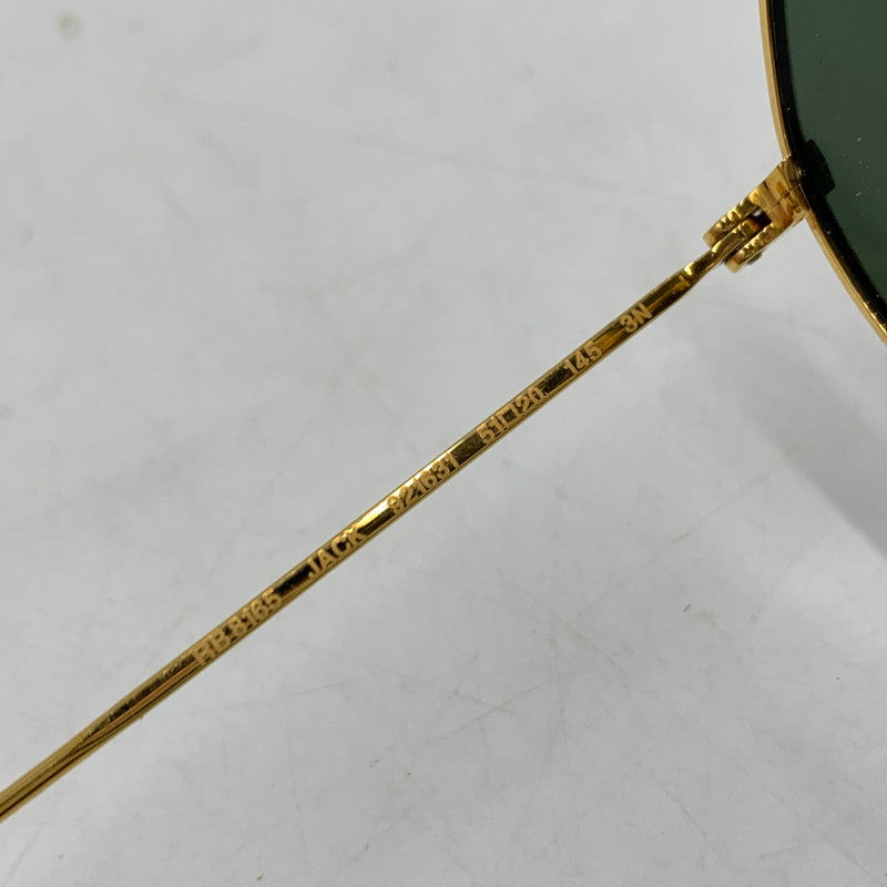 【中古品】【メンズ】 RAY-BAN レイバン JACK TITANIUM SUNGLASSES RB8165 ジャック チタニウム サングラス アイウェア アクセサリー 203-260503-ko-08-tei サイズ：51□20-145 カラー：ゴールド 万代Net店