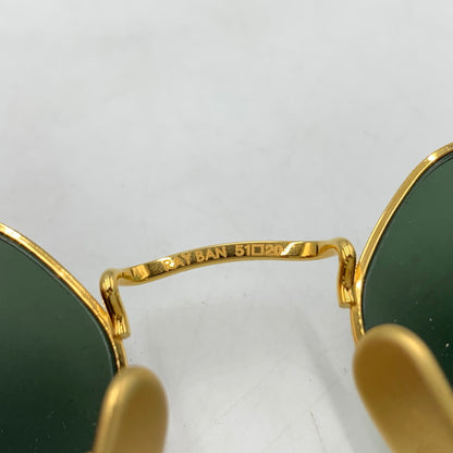【中古品】【メンズ】 RAY-BAN レイバン JACK TITANIUM SUNGLASSES RB8165 ジャック チタニウム サングラス アイウェア アクセサリー 203-260503-ko-08-tei サイズ：51□20-145 カラー：ゴールド 万代Net店