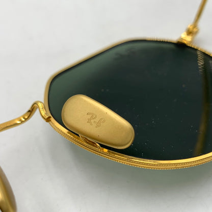 【中古品】【メンズ】 RAY-BAN レイバン JACK TITANIUM SUNGLASSES RB8165 ジャック チタニウム サングラス アイウェア アクセサリー 203-260503-ko-08-tei サイズ：51□20-145 カラー：ゴールド 万代Net店