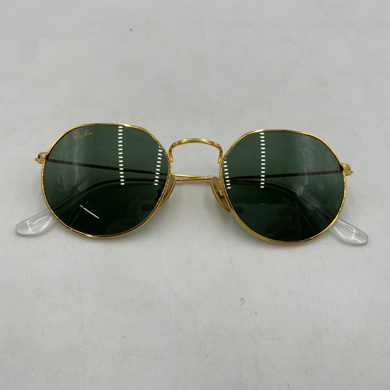 【中古品】【メンズ】 RAY-BAN レイバン JACK TITANIUM SUNGLASSES RB8165 ジャック チタニウム サングラス アイウェア アクセサリー 203-260503-ko-08-tei サイズ：51□20-145 カラー：ゴールド 万代Net店