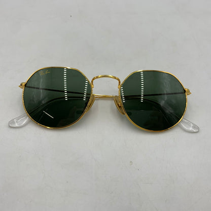 【中古品】【メンズ】 RAY-BAN レイバン JACK TITANIUM SUNGLASSES RB8165 ジャック チタニウム サングラス アイウェア アクセサリー 203-260503-ko-08-tei サイズ：51□20-145 カラー：ゴールド 万代Net店