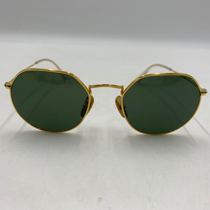 【中古品】【メンズ】 RAY-BAN レイバン JACK TITANIUM SUNGLASSES RB8165 ジャック チタニウム サングラス アイウェア アクセサリー 203-260503-ko-08-tei サイズ：51□20-145 カラー：ゴールド 万代Net店