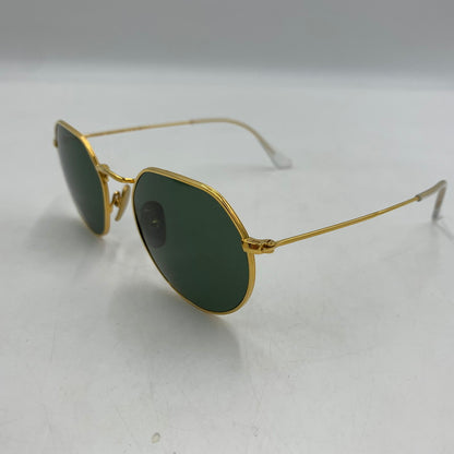 【中古品】【メンズ】 RAY-BAN レイバン JACK TITANIUM SUNGLASSES RB8165 ジャック チタニウム サングラス アイウェア アクセサリー 203-260503-ko-08-tei サイズ：51□20-145 カラー：ゴールド 万代Net店