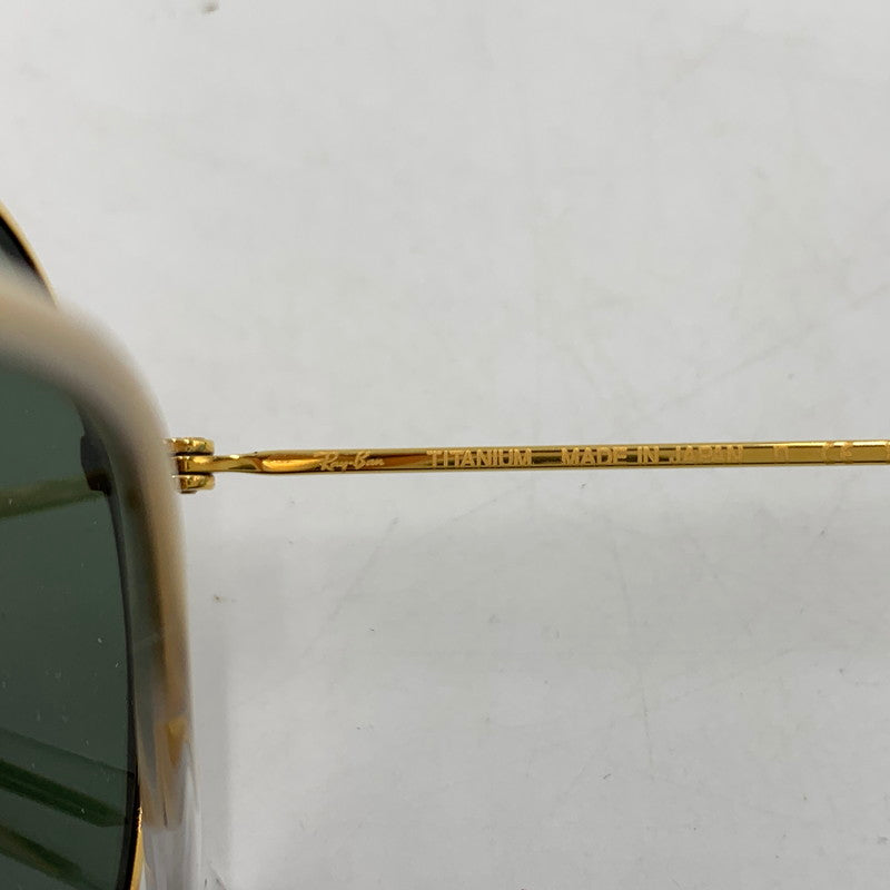 【中古品】【メンズ】 RAY-BAN レイバン JACK TITANIUM SUNGLASSES RB8165 ジャック チタニウム サングラス アイウェア アクセサリー 203-260503-ko-08-tei サイズ：51□20-145 カラー：ゴールド 万代Net店