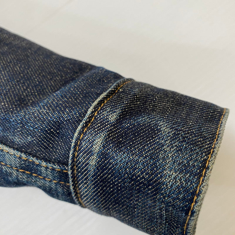 【中古品】【メンズ】 WACKO MARIA ワコマリア BOA DENIM JACKET ボア デニムジャケット アウター 140-260424-ks-02-tei サイズ：M カラー：インディゴ 万代Net店