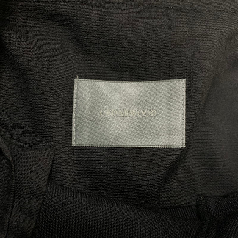 【中古品】【メンズ】 CEDARWOOD シダーウッド CITIES' CLUB BOOTCUT PANTS CWCTZ2502-PT02 クラブ ブーツカット パンツ ボトムス 151-260504-ko-25-tei サイズ：46 カラー：ブラック 万代Net店