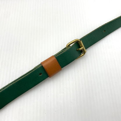 【中古品】【メンズ】 HERZ ヘルツ LEATHER SHOULDER BAG レザーショルダーバッグ カバン セカンドバッグ 188-260723-ko-05-tei カラー：グリーン系 万代Net店