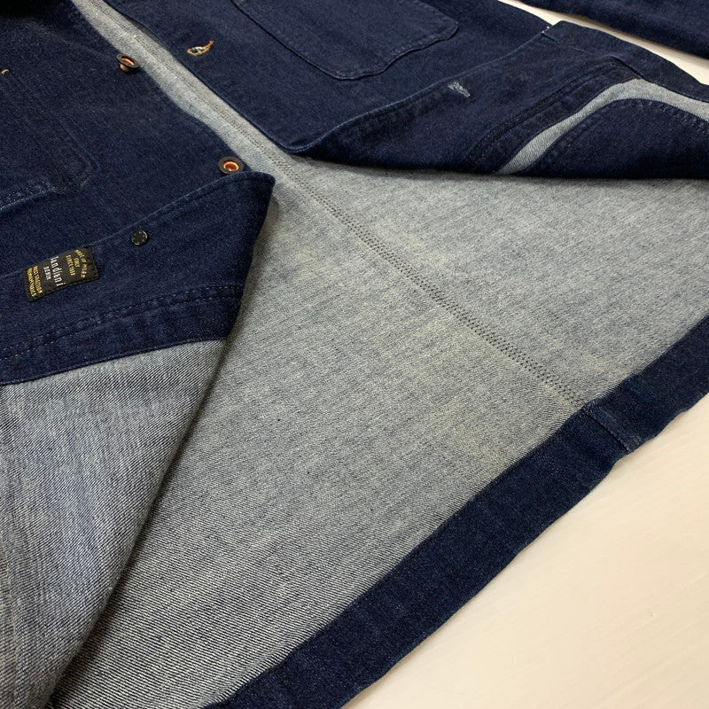 【中古品】【メンズ】 DENHAM デンハム BRULER JACKET ACIV 27180-2-20509 ブリュレ ジャケット アウター デニムジャケット Gジャン 140-260429-ko-15-fuzh サイズ：XL カラー：インディゴ 万代Net店