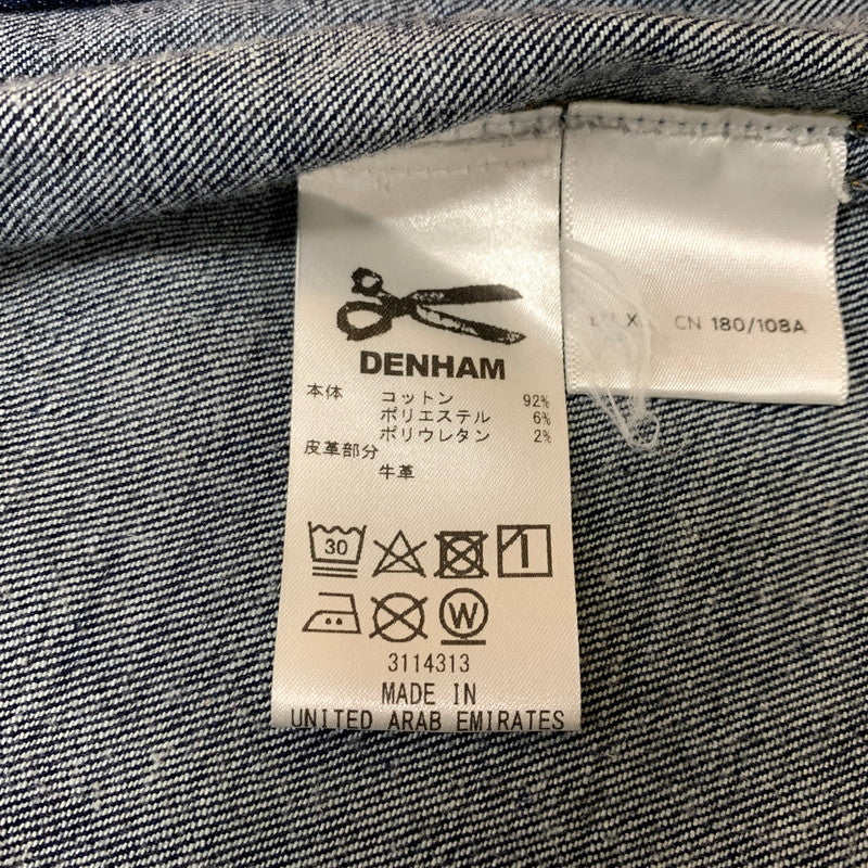 【中古品】【メンズ】 DENHAM デンハム BRULER JACKET ACIV 27180-2-20509 ブリュレ ジャケット アウター デニムジャケット Gジャン 140-260429-ko-15-fuzh サイズ：XL カラー：インディゴ 万代Net店