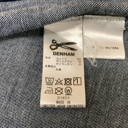 【中古品】【メンズ】 DENHAM デンハム BRULER JACKET ACIV 27180-2-20509 ブリュレ ジャケット アウター デニムジャケット Gジャン 140-260429-ko-15-fuzh サイズ：XL カラー：インディゴ 万代Net店