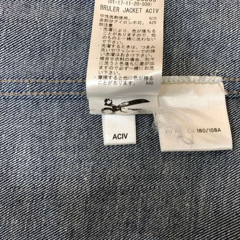 【中古品】【メンズ】 DENHAM デンハム BRULER JACKET ACIV 27180-2-20509 ブリュレ ジャケット アウター デニムジャケット Gジャン 140-260429-ko-15-fuzh サイズ：XL カラー：インディゴ 万代Net店