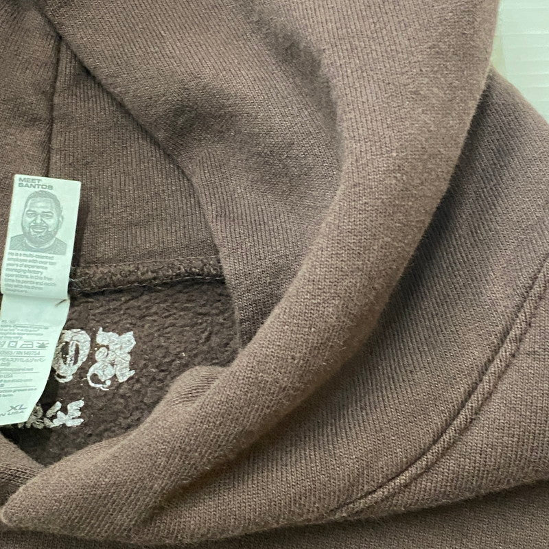 【中古品】【メンズ】 Jae Tips ジェイ ティップス UPTOWN HOODIE アップタウン フーディ トップス プルオーバーパーカー USA製 142-260501-ks-14-tei サイズ：XL カラー：ブラウン 万代Net店