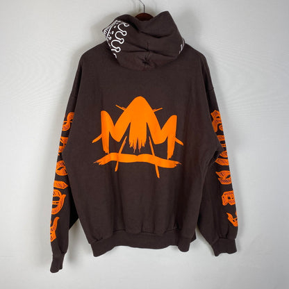 【中古品】【メンズ】 Jae Tips ジェイ ティップス UPTOWN HOODIE アップタウン フーディ トップス プルオーバーパーカー USA製 142-260501-ks-14-tei サイズ：XL カラー：ブラウン 万代Net店