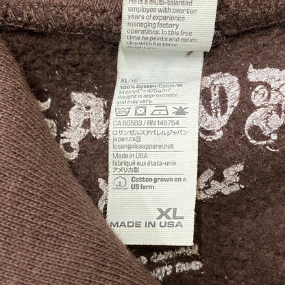 【中古品】【メンズ】 Jae Tips ジェイ ティップス UPTOWN HOODIE アップタウン フーディ トップス プルオーバーパーカー USA製 142-260501-ks-14-tei サイズ：XL カラー：ブラウン 万代Net店