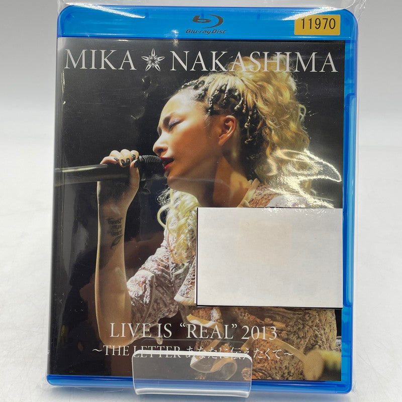 【中古美品】 中島美嘉 MIKA NAKASHIMA LIVE IS“REAL” 2013 ～THE LETTER　あなたに伝えたくて～(Blu-ray) 010-260706-nm-07-teih 万代Net店