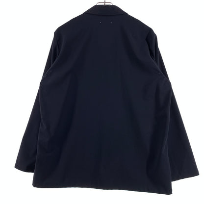 【中古品】【メンズ】 SOPHNET. ソフネット STRETCH GABARDINE SHIRT JACKET SOPH-180005 ストレッチギャバジン シャツジャケット ライトアウター 142-260720-ko-09-tei サイズ：S カラー：ネイビー 万代Net店