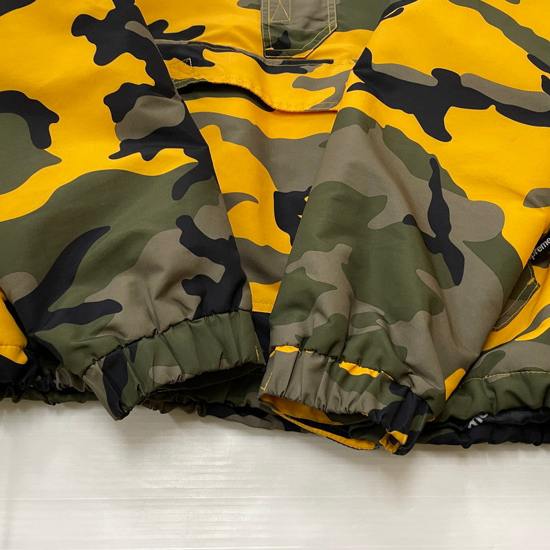【中古品】【メンズ】 Supreme シュプリーム 17AW HOODED LOGO HALF ZIP PULLOVER フーデッド ロゴ ハーフジップ プルオーバー ジャケット アウター 149-260502-yo-01-tei サイズ：S カラー：カモ柄 万代Net店