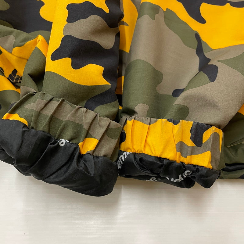 【中古品】【メンズ】 Supreme シュプリーム 17AW HOODED LOGO HALF ZIP PULLOVER フーデッド ロゴ ハーフジップ プルオーバー ジャケット アウター 149-260502-yo-01-tei サイズ：S カラー：カモ柄 万代Net店