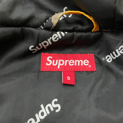 【中古品】【メンズ】 Supreme シュプリーム 17AW HOODED LOGO HALF ZIP PULLOVER フーデッド ロゴ ハーフジップ プルオーバー ジャケット アウター 149-260502-yo-01-tei サイズ：S カラー：カモ柄 万代Net店