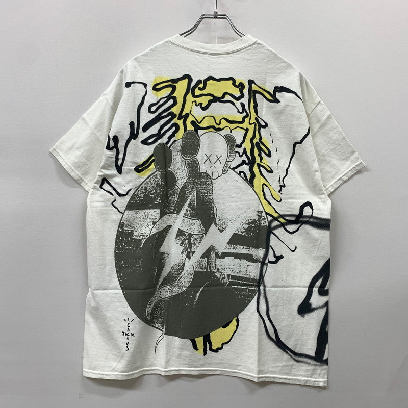 【中古品】【メンズ】 CACTUS JACK カクタスジャック × KAWS カウズ 別注 コラボ FRAGMENT S/S TEE CJFR-SS01 フラグメント ショートスリーブ Tシャツ トップス 半袖 142-260429-ko-02-tei サイズ：L カラー：ホワイト 万代Net店