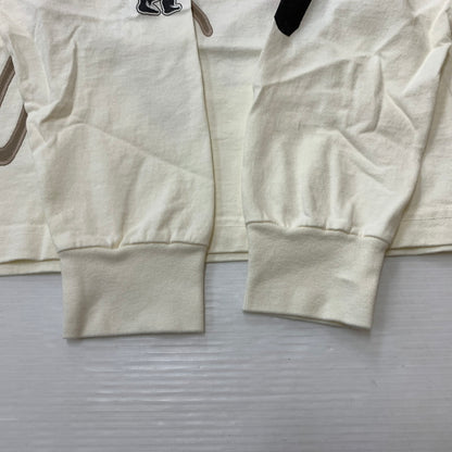 【中古品】【メンズ】 CACTUS JACK カクタスジャック AIR RECORDS L/S TEE エア レコード ロングスリーブ Tシャツ トップス 長袖 142-260429-ko-03-tei サイズ：M カラー：ホワイト 万代Net店