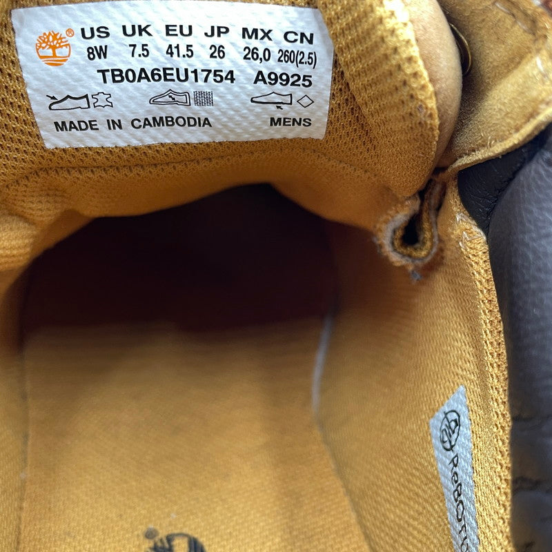 【中古美品】【メンズ】 TIMBERLAND ティンバーランド A6EU1-754 BASIC SINGLE MOC TOE OX WP ベーシック シングル モック トゥ オックス WP 164-260809-nm-59-tei サイズ：26cm カラー：WHEAT NUBUCK 万代Net店