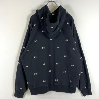 【中古品】【メンズ】 WTAPS ダブルタップス 22AW ACNE HOODY CTPLL TEXTILE 222ATDT-CSM26 クロスボーン フーディ トップス プルオーバーパーカー 142-260429-ko-09-fuzh サイズ：4 カラー：ブラック 万代Net店
