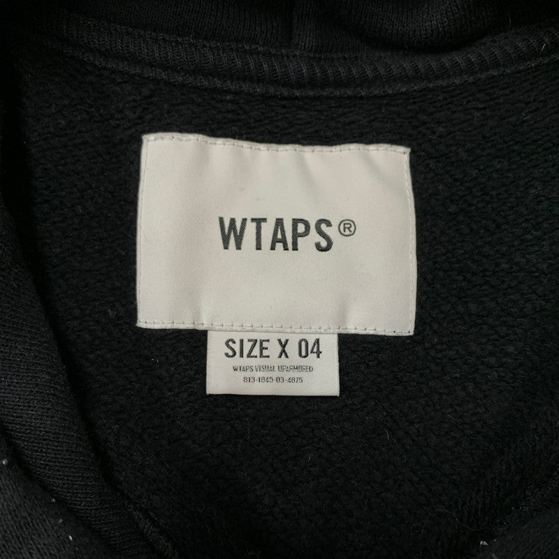 【中古品】【メンズ】 WTAPS ダブルタップス 22AW ACNE HOODY CTPLL TEXTILE 222ATDT-CSM26 クロスボーン フーディ トップス プルオーバーパーカー 142-260429-ko-09-fuzh サイズ：4 カラー：ブラック 万代Net店