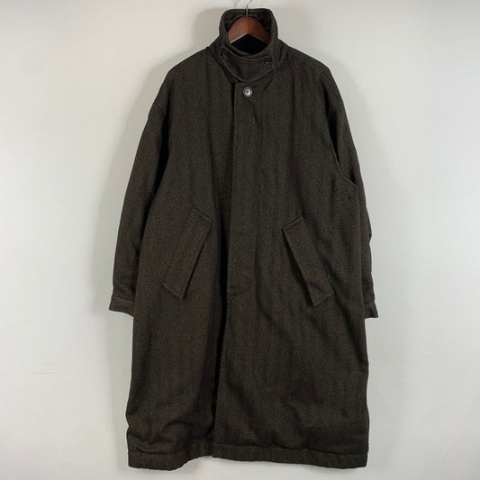 【中古品】【メンズ】 DAIWA ダイワ GORE-TEX INFINIUM TECH TWEED SOUTIEN COLLAR COAT BJ-15021W ゴアテックス インフィニウム テック ツイード サウティエン カラー コート アウター 144-260429-ko-10-tei サイズ：S カラー：ブラウン 万代Net店