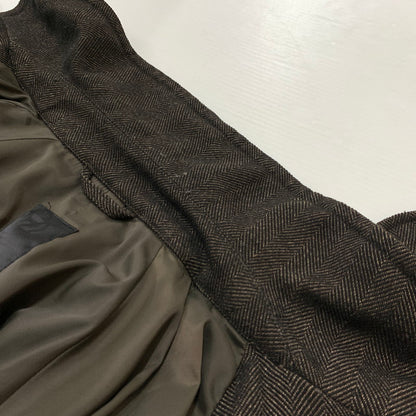 【中古品】【メンズ】 DAIWA ダイワ GORE-TEX INFINIUM TECH TWEED SOUTIEN COLLAR COAT BJ-15021W ゴアテックス インフィニウム テック ツイード サウティエン カラー コート アウター 144-260429-ko-10-tei サイズ：S カラー：ブラウン 万代Net店