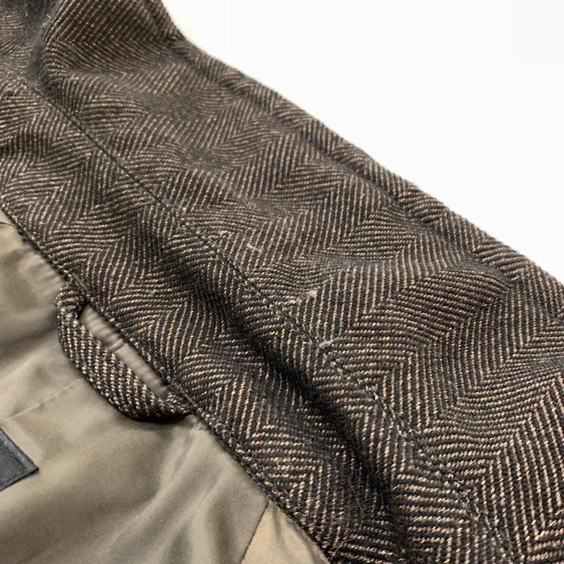 【中古品】【メンズ】 DAIWA ダイワ GORE-TEX INFINIUM TECH TWEED SOUTIEN COLLAR COAT BJ-15021W ゴアテックス インフィニウム テック ツイード サウティエン カラー コート アウター 144-260429-ko-10-tei サイズ：S カラー：ブラウン 万代Net店