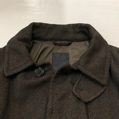 【中古品】【メンズ】 DAIWA ダイワ GORE-TEX INFINIUM TECH TWEED SOUTIEN COLLAR COAT BJ-15021W ゴアテックス インフィニウム テック ツイード サウティエン カラー コート アウター 144-260429-ko-10-tei サイズ：S カラー：ブラウン 万代Net店