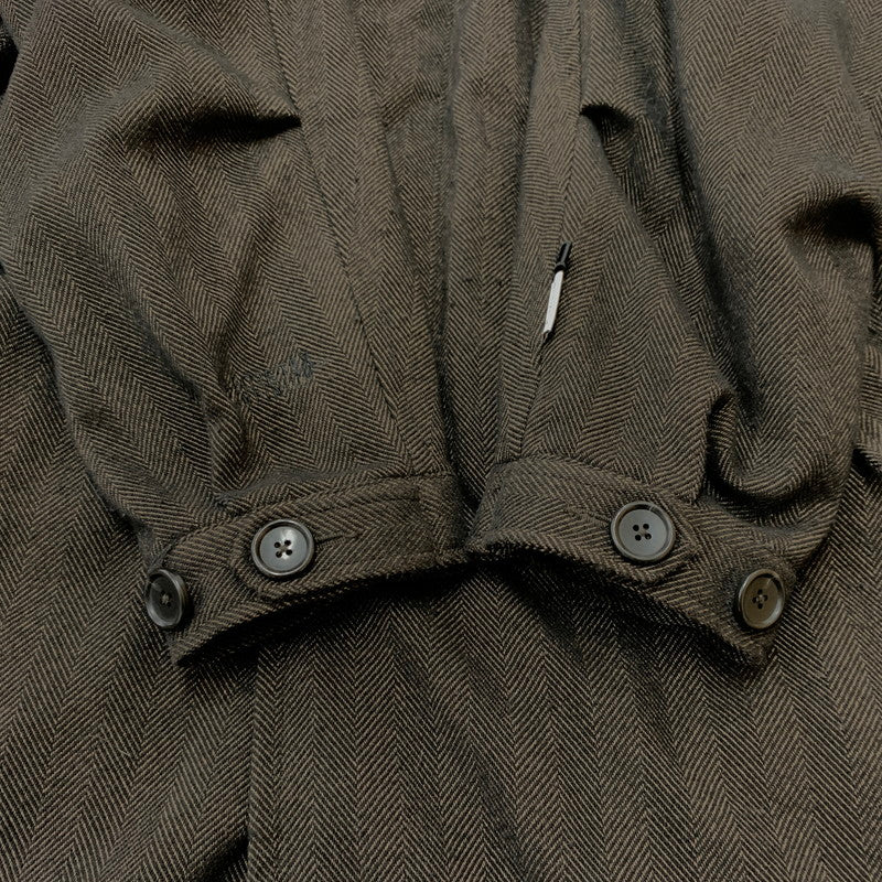 【中古品】【メンズ】 DAIWA ダイワ GORE-TEX INFINIUM TECH TWEED SOUTIEN COLLAR COAT BJ-15021W ゴアテックス インフィニウム テック ツイード サウティエン カラー コート アウター 144-260429-ko-10-tei サイズ：S カラー：ブラウン 万代Net店