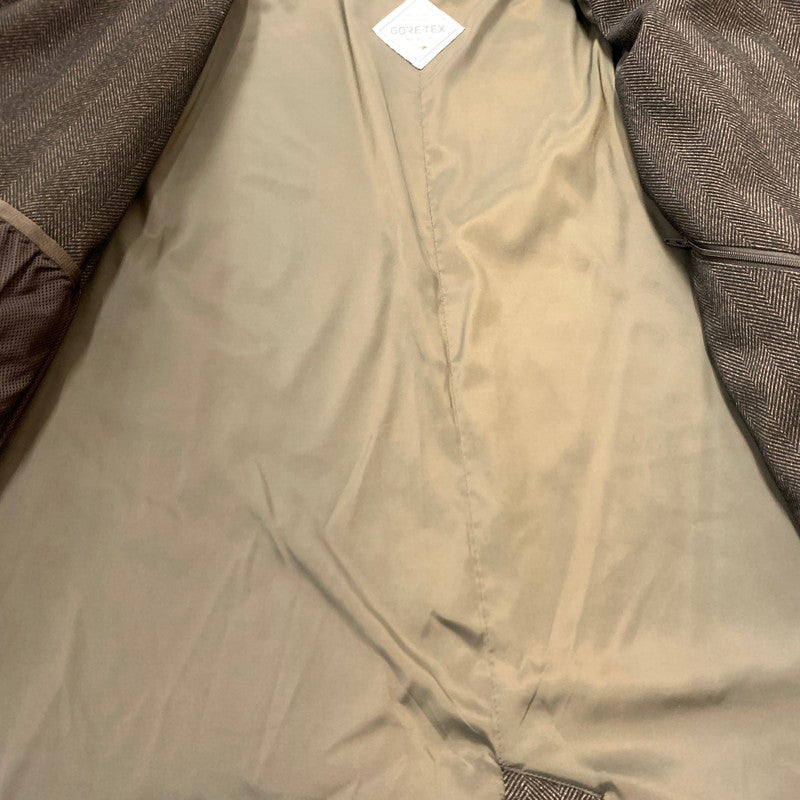 【中古品】【メンズ】 DAIWA ダイワ GORE-TEX INFINIUM TECH TWEED SOUTIEN COLLAR COAT BJ-15021W ゴアテックス インフィニウム テック ツイード サウティエン カラー コート アウター 144-260429-ko-10-tei サイズ：S カラー：ブラウン 万代Net店