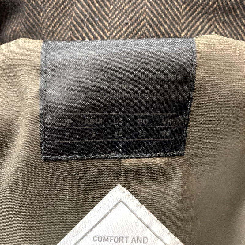 【中古品】【メンズ】 DAIWA ダイワ GORE-TEX INFINIUM TECH TWEED SOUTIEN COLLAR COAT BJ-15021W ゴアテックス インフィニウム テック ツイード サウティエン カラー コート アウター 144-260429-ko-10-tei サイズ：S カラー：ブラウン 万代Net店