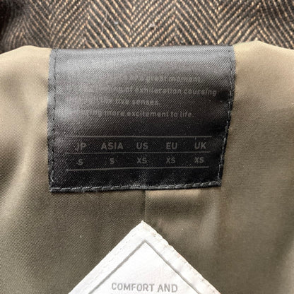 【中古品】【メンズ】 DAIWA ダイワ GORE-TEX INFINIUM TECH TWEED SOUTIEN COLLAR COAT BJ-15021W ゴアテックス インフィニウム テック ツイード サウティエン カラー コート アウター 144-260429-ko-10-tei サイズ：S カラー：ブラウン 万代Net店