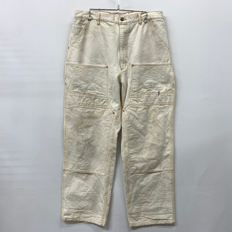 【中古品】【メンズ】 BOWWOW バウワウ FORGE PAINTER PANTS フォージ ペインター パンツ ボトムス ワークパンツ 加工パンツ 151-260504-ko-21-tei サイズ：XXXL カラー：アイボリー/ホワイト 万代Net店
