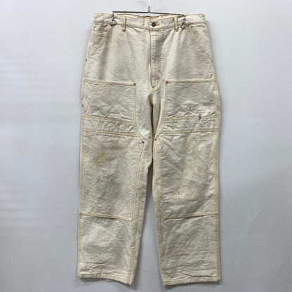 【中古品】【メンズ】 BOWWOW バウワウ FORGE PAINTER PANTS フォージ ペインター パンツ ボトムス ワークパンツ 加工パンツ 151-260504-ko-21-tei サイズ：XXXL カラー：アイボリー/ホワイト 万代Net店