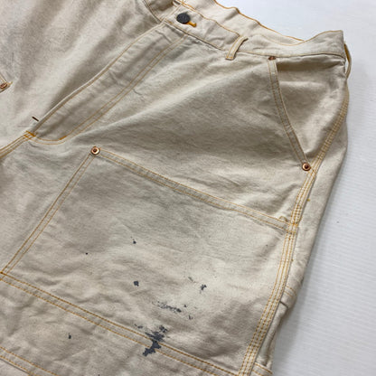 【中古品】【メンズ】 BOWWOW バウワウ FORGE PAINTER PANTS フォージ ペインター パンツ ボトムス ワークパンツ 加工パンツ 151-260504-ko-21-tei サイズ：XXXL カラー：アイボリー/ホワイト 万代Net店