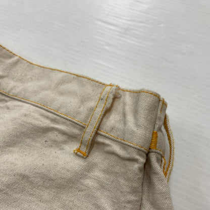 【中古品】【メンズ】 BOWWOW バウワウ FORGE PAINTER PANTS フォージ ペインター パンツ ボトムス ワークパンツ 加工パンツ 151-260504-ko-21-tei サイズ：XXXL カラー：アイボリー/ホワイト 万代Net店