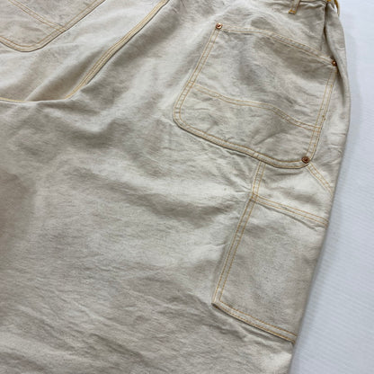 【中古品】【メンズ】 BOWWOW バウワウ FORGE PAINTER PANTS フォージ ペインター パンツ ボトムス ワークパンツ 加工パンツ 151-260504-ko-21-tei サイズ：XXXL カラー：アイボリー/ホワイト 万代Net店