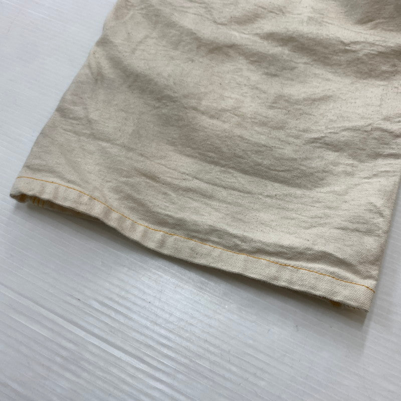 【中古品】【メンズ】 BOWWOW バウワウ FORGE PAINTER PANTS フォージ ペインター パンツ ボトムス ワークパンツ 加工パンツ 151-260504-ko-21-tei サイズ：XXXL カラー：アイボリー/ホワイト 万代Net店