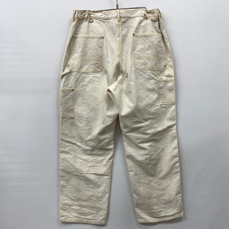 【中古品】【メンズ】 BOWWOW バウワウ FORGE PAINTER PANTS フォージ ペインター パンツ ボトムス ワークパンツ 加工パンツ 151-260504-ko-21-tei サイズ：XXXL カラー：アイボリー/ホワイト 万代Net店