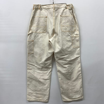 【中古品】【メンズ】 BOWWOW バウワウ FORGE PAINTER PANTS フォージ ペインター パンツ ボトムス ワークパンツ 加工パンツ 151-260504-ko-21-tei サイズ：XXXL カラー：アイボリー/ホワイト 万代Net店